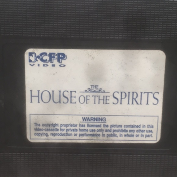3/$25 1993 VHS#11652 Video tape. THE HOUSE IF SPIRITS. Meryl Streep Winona Ryder - Picture 6 of 6